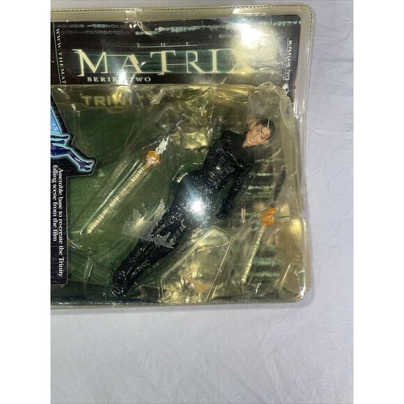 2003 McFarlane Matrix Series 2 Trinity Falls Matrix Reloaded Action Figure NEW - Picture 2 of 5